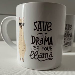 Manna Llama 14oz Coffee Cup NEW
